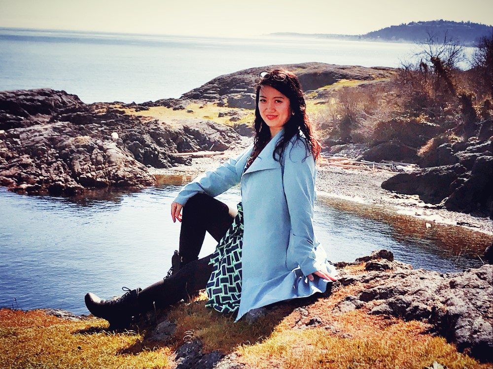 2019年3月30日上午，Glencoe Cove - Kwatsech公园。极致的优雅与难得一见的端庄，竹笛。