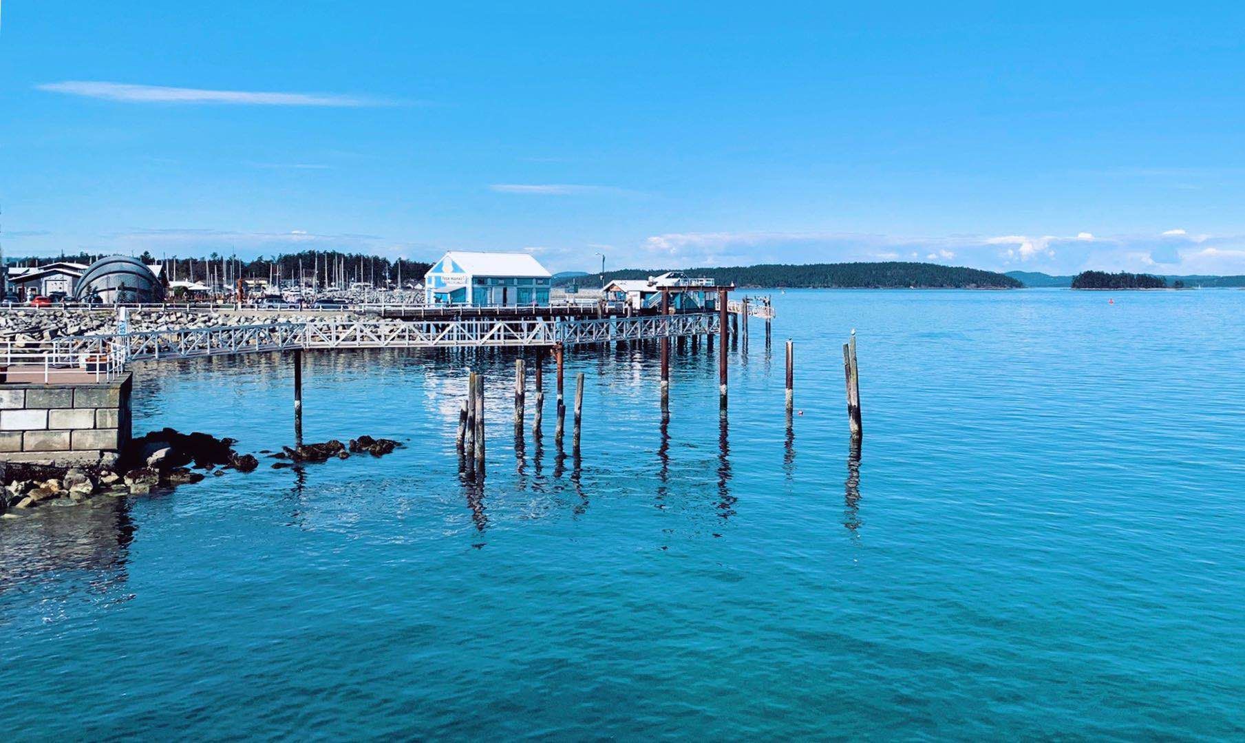 2019年3月29日下午，悉尼镇，渔人码头。静穆，晴空万里，海天一色。