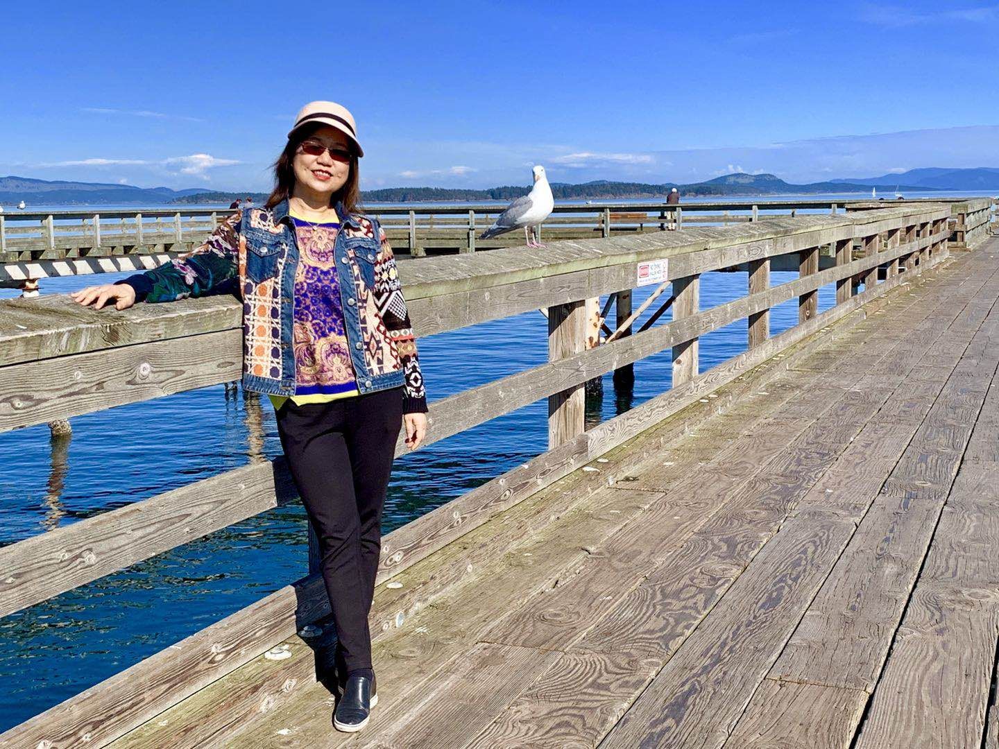 2019年3月29日下午，悉尼镇的码头木桥。莫青。