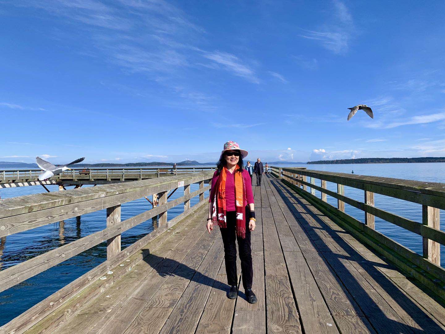 2019年3月29日下午，悉尼镇的码头木桥。燕茹。