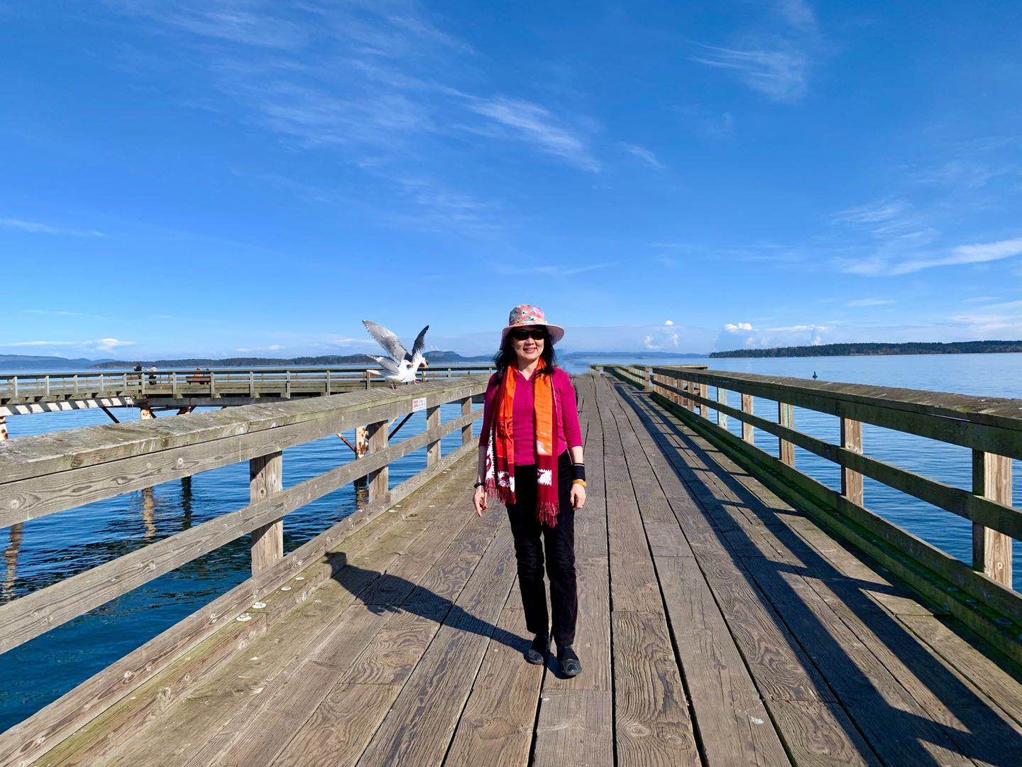 2019年3月29日下午，悉尼镇的码头木桥。燕茹。