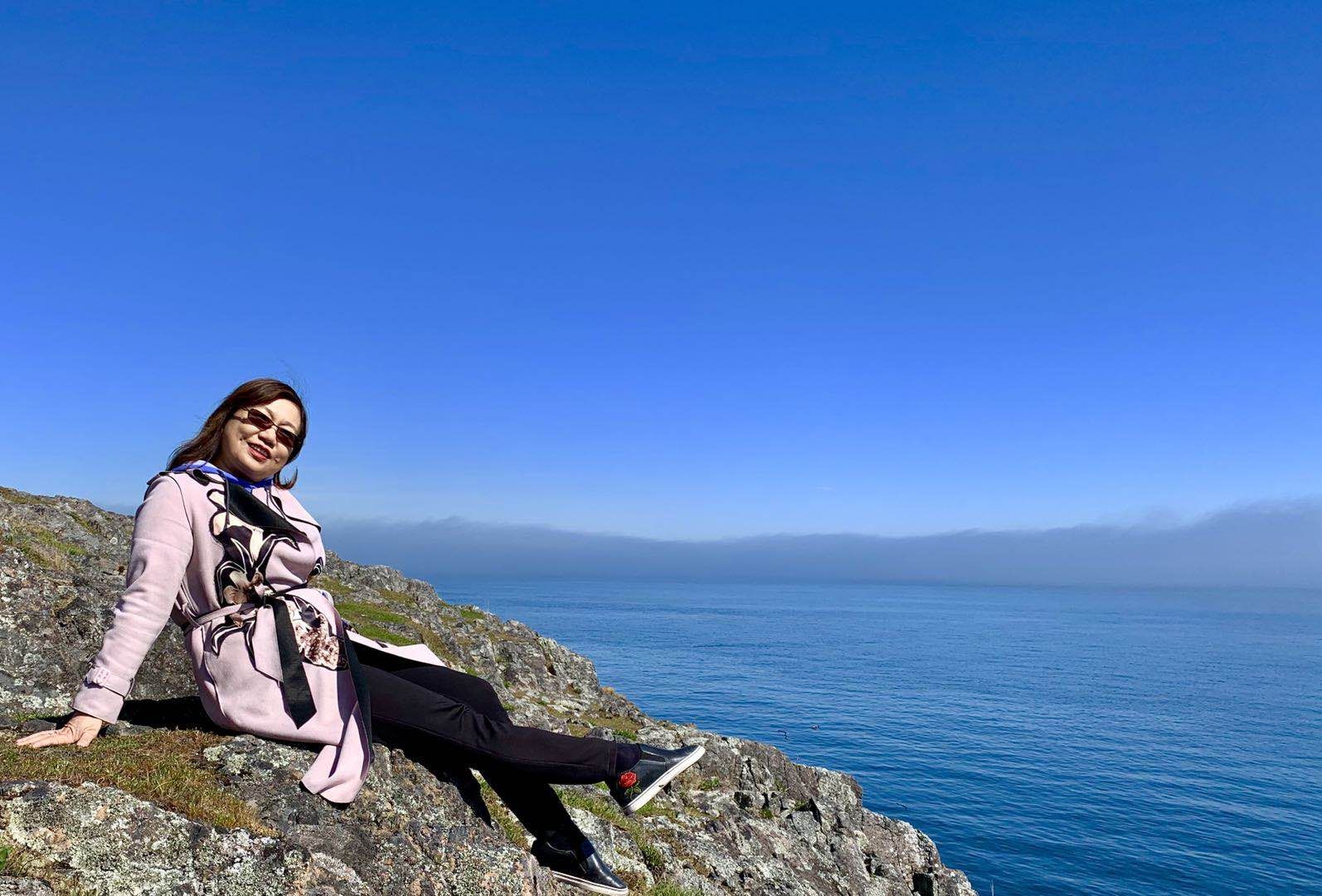 2019年3月30日上午，Glencoe Cove - Kwatsech公园。全身心的放松，莫青。