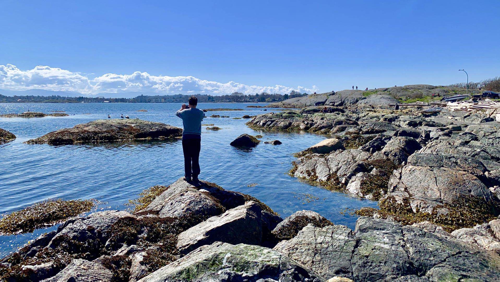 2019年3月30日下午，牛角公园（Cattle Point）。和平岛。