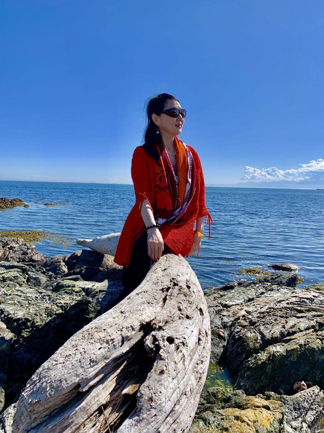 2019年3月30日下午，牛角公园（Cattle Point）。燕茹。