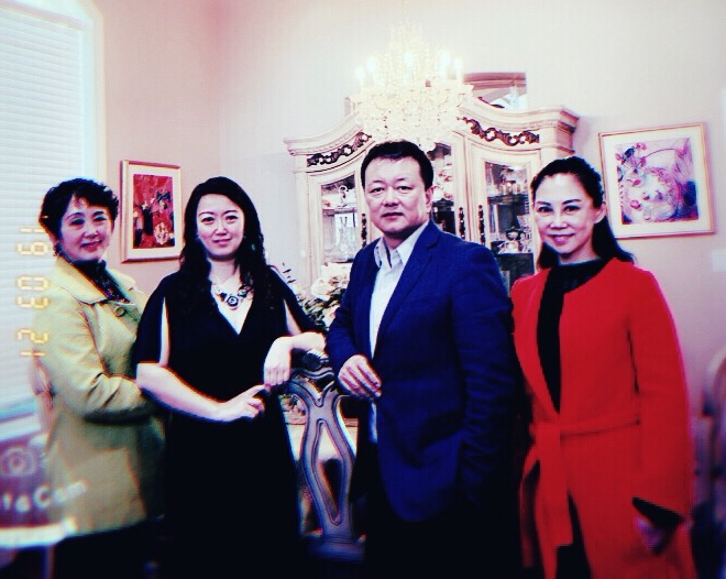 2019年3月21日，李影，竹笛，韩长福，卫九如，合诵洛夫诗歌《雪地秋千》